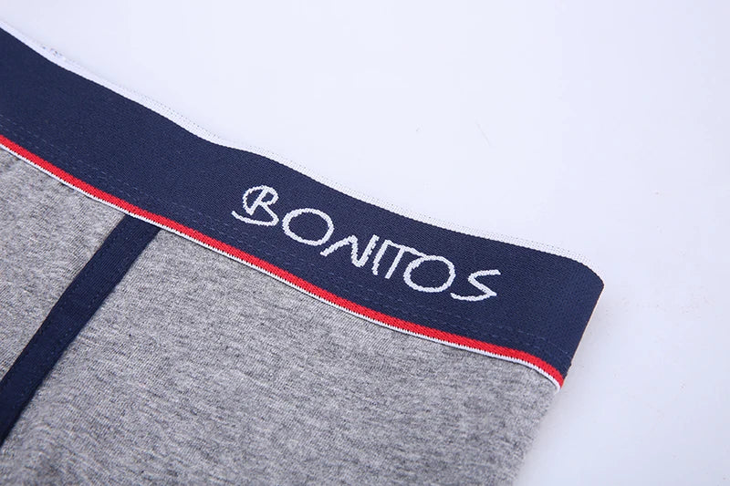 Men's Cotton Boxer Shorts 4PCS Soft Stretch Underwear Set
