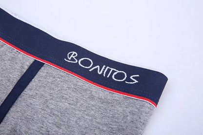 Men's Cotton Boxer Shorts 4PCS Soft Stretch Underwear Set