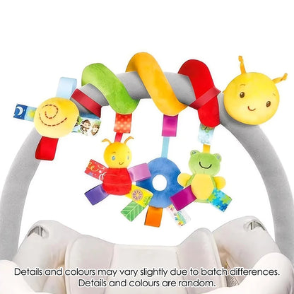 Soft Giraffe Plush Baby Rattle Hanging Toy
