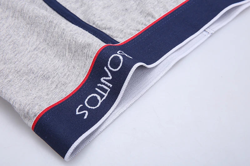 Men's Cotton Boxer Shorts 4PCS Soft Stretch Underwear Set