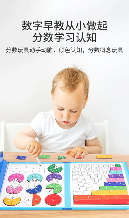 Magnetic Fraction Learning Book for Kids