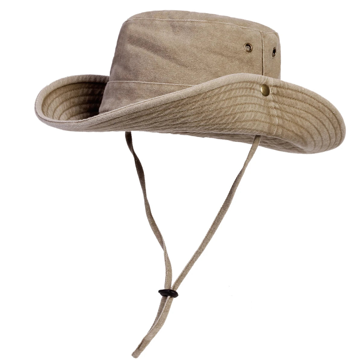 Men's Bucket Hat Wide Brim Sun Protection Fisherman Cap
