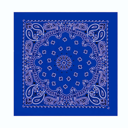 Oversized Paisley Bandana 70cm Cotton Hip Hop Head Scarf