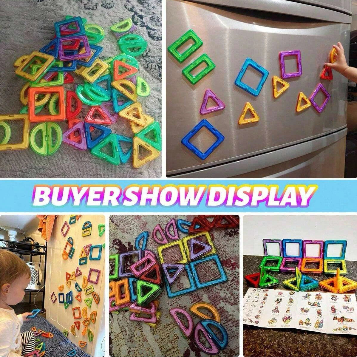 Magnetic Building Blocks STEM Educational Construction Toys