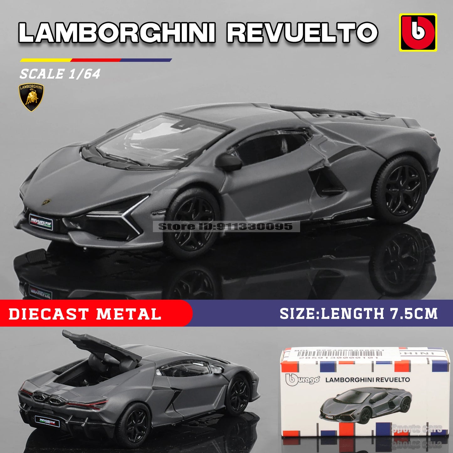 Bburago 1:64 Diecast Sports Car Model Collection
