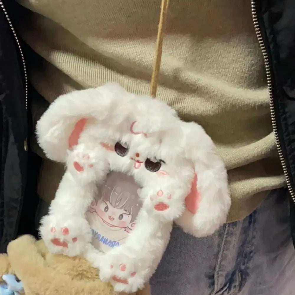 A cute and practical accessory for carrying and displaying favorite photo cards.