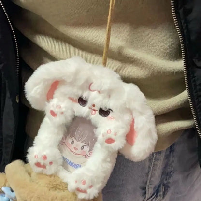 A cute and practical accessory for carrying and displaying favorite photo cards.