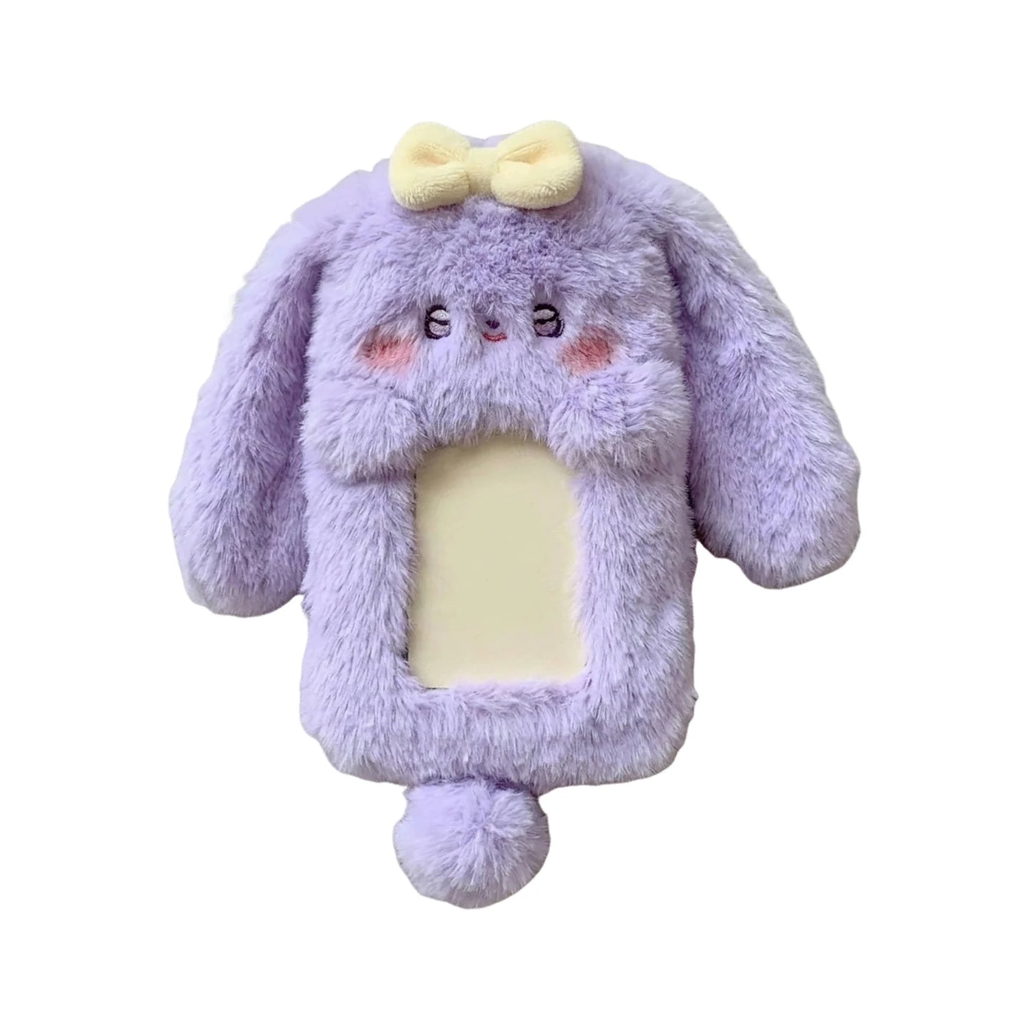 Rabbit Plush Card Holder Cute Bunny Student ID Holder