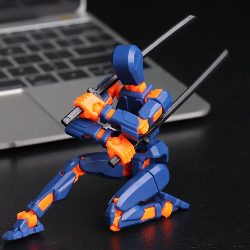 13-Joint Movable Robot Action Figure 3D Printed DIY Toy
