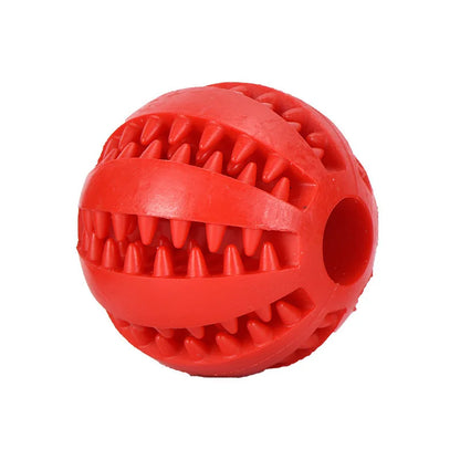 Interactive Dog Ball – Chew, Treat & Dental Toy