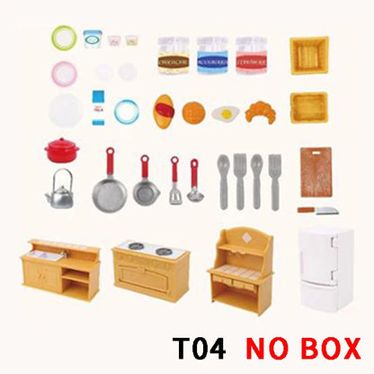 Dollhouse Miniature Kitchen Set 1:12 Cooking Accessories