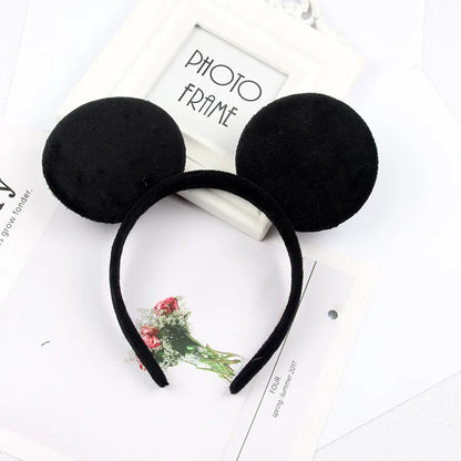 Mouse Ears Headband with Sequin Bow for Parties & Cosplay