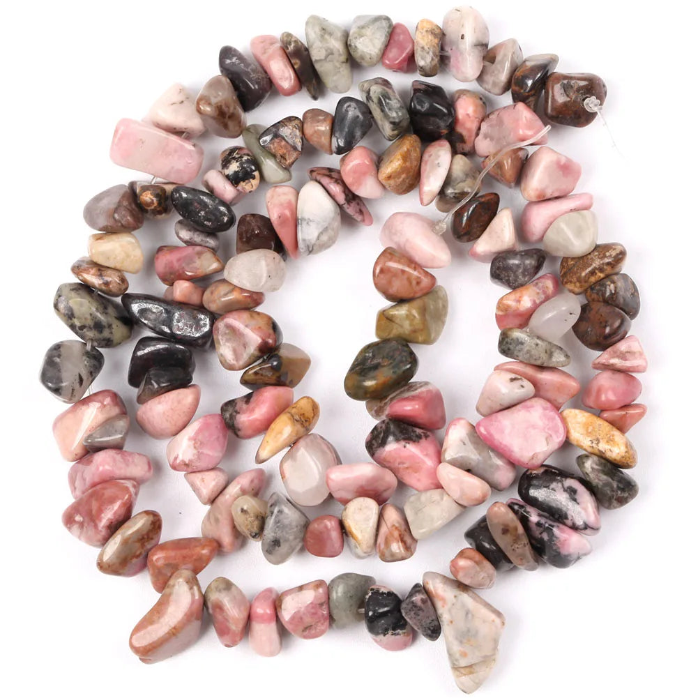 Natural Stone Chip Beads Irregular Gemstone Beads 15 Inch Strand