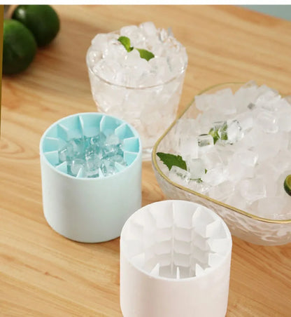 Silicone Ice Cube Mold Round DIY Ice Maker Cup