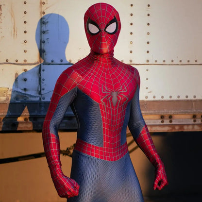 Superhero Cosplay Bodysuit Full Body Halloween Costume for Adults