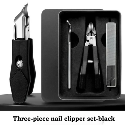 Anti Splash Nail Clippers for Thick Nails Stainless Steel