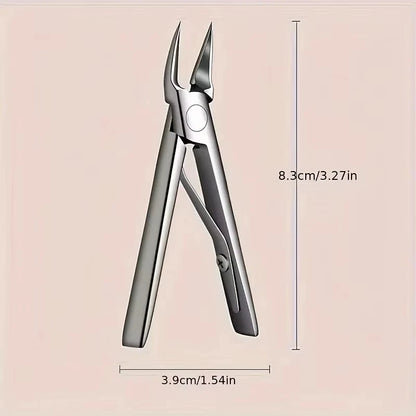 Anti Splash Nail Clippers for Thick Nails Stainless Steel