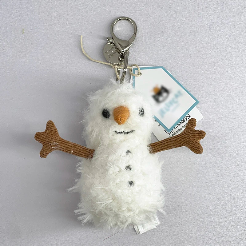 Cute Plush Keychain Soft Animal Bag Charm Pendant
