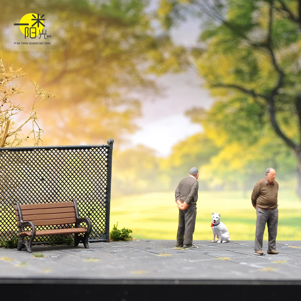 1/64 Miniature Figures Model Car Accessories Scene People Set