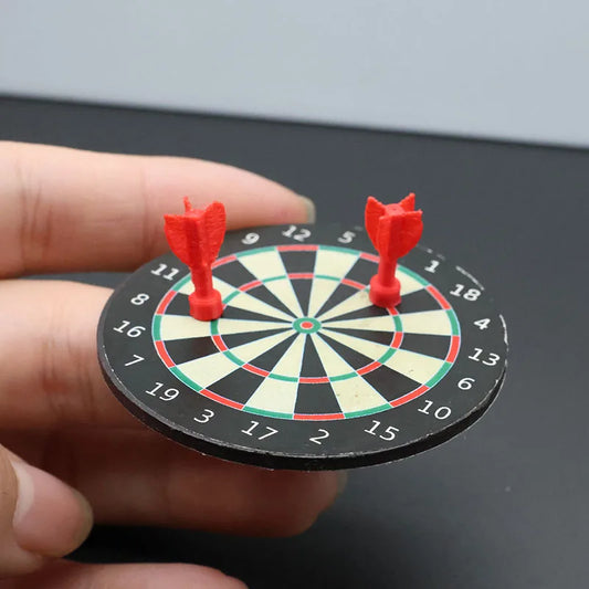 Mini Magnetic Dartboard Fridge Magnet Game with Adhesive