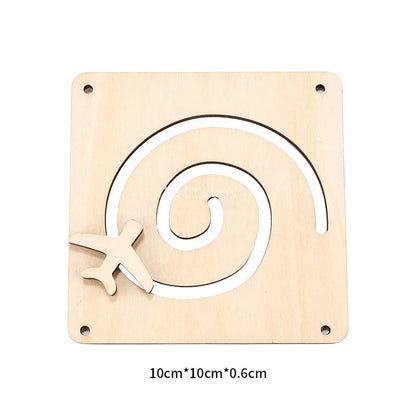 Montessori Busy Board Wooden Sensory Learning Toy