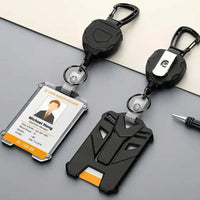 Retractable Badge Holder with ID Card Holder Case Clip