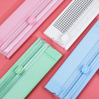 A4 Mini Paper Trimmer – Compact Paper Cutter for Crafts, Photos & Scrapbooks