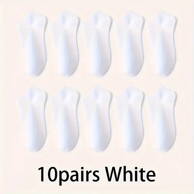 Ankle Socks 5 Pack Breathable Low Cut Unisex Socks