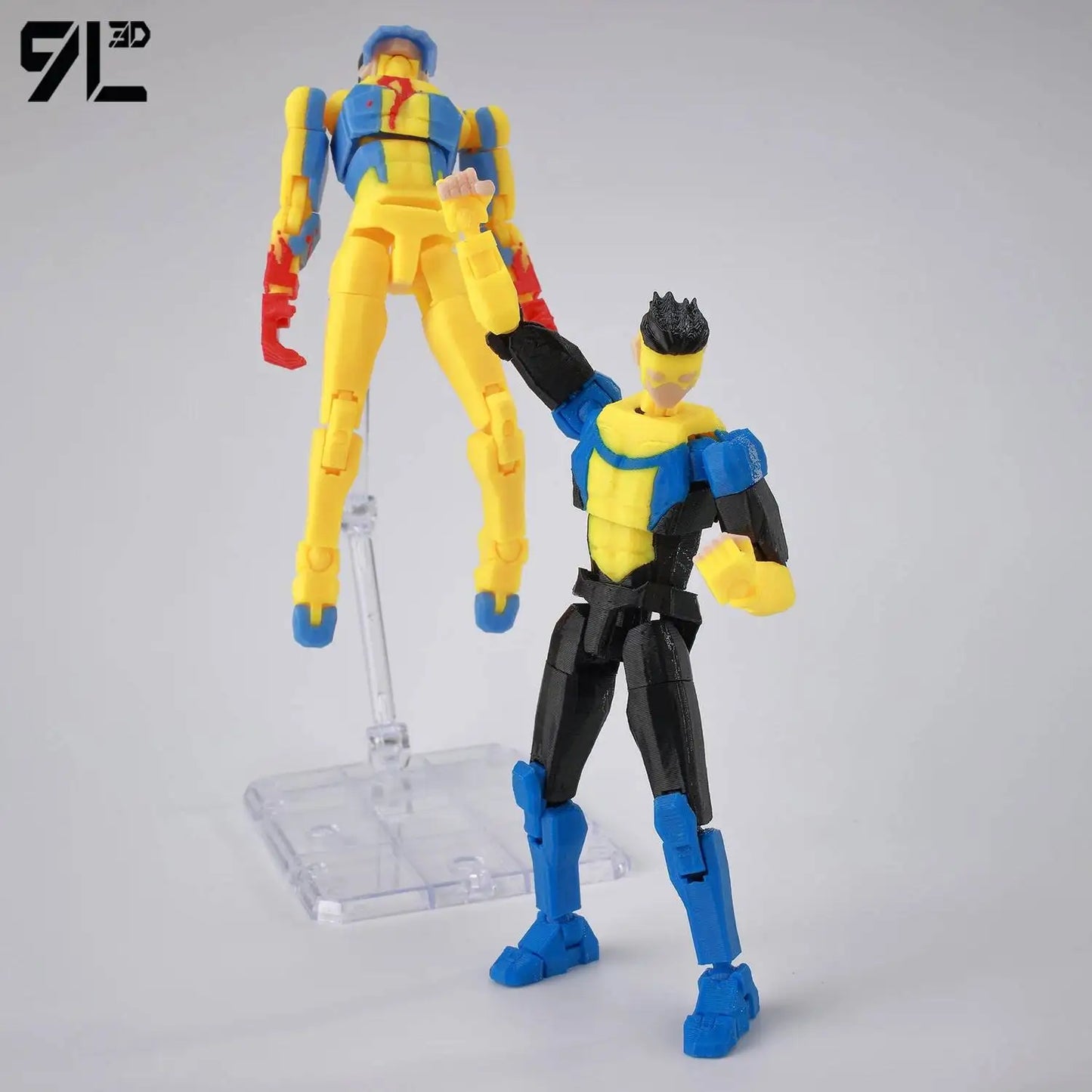 Invincible Boy Action Figure 14cm 3D Printed Multi Jointed Model