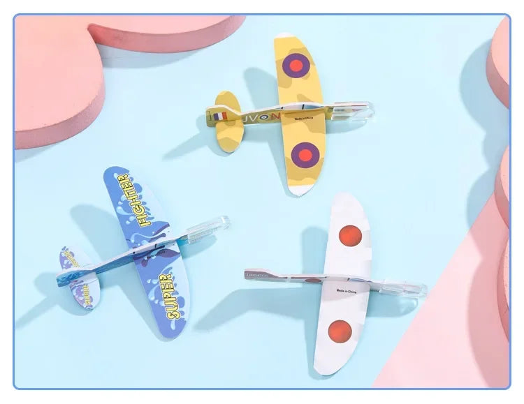 Foam Glider Airplane Toys DIY Party Favor Pack 20-100PCS