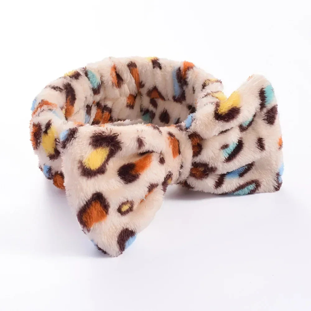 Makeup Headband – Soft Coral Fleece Face Wash Hair Band