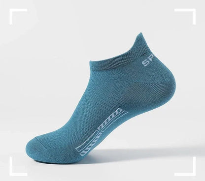 Men's Ankle Socks Breathable Cotton Sports Socks 5 Pairs