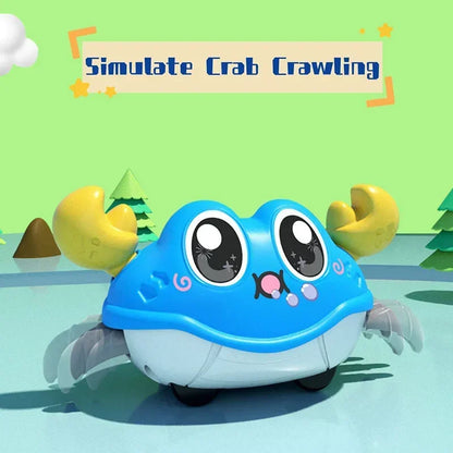 Crawling Crab Toy Interactive Tummy Time Baby Toy
