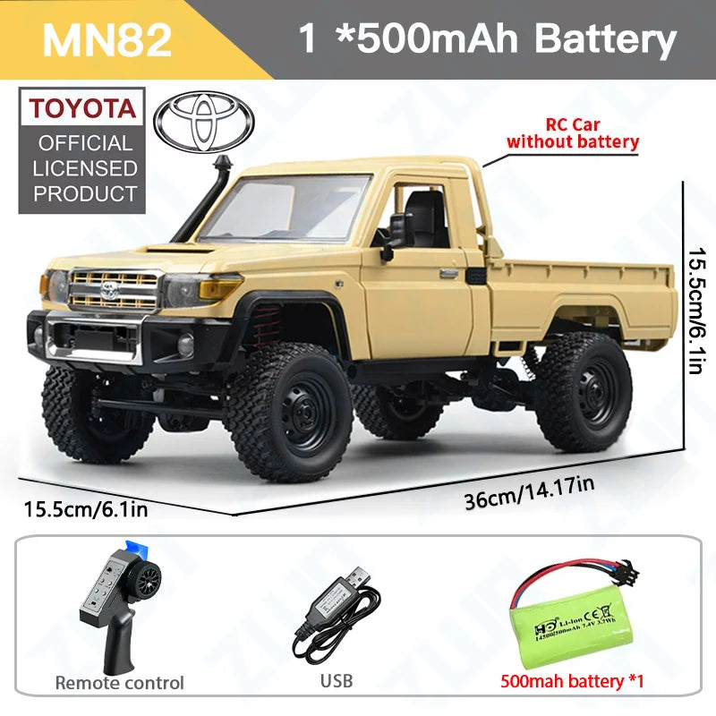 ZWN MN82 / MN82S 1:12 4WD RC Pickup Truck – LC79 Off-Road Climbing Remote Control Car