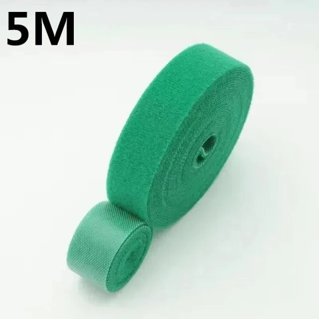 1/5M Cable Organizer Tape – Reusable Wire Winder & Cord Management Tie