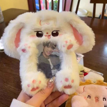 A cute and practical accessory for carrying and displaying favorite photo cards.