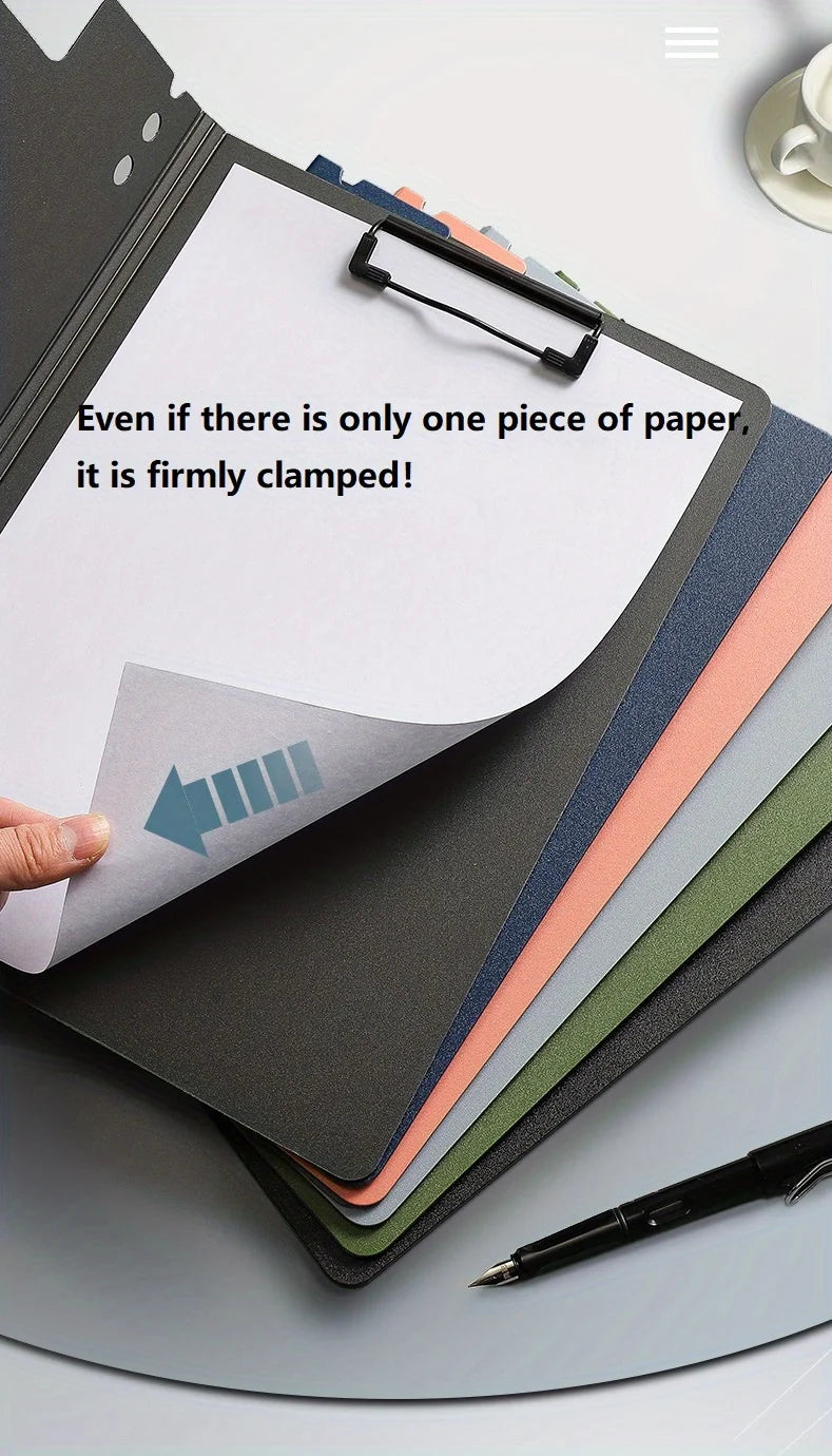 A4 File Folder With Clipboard Cover