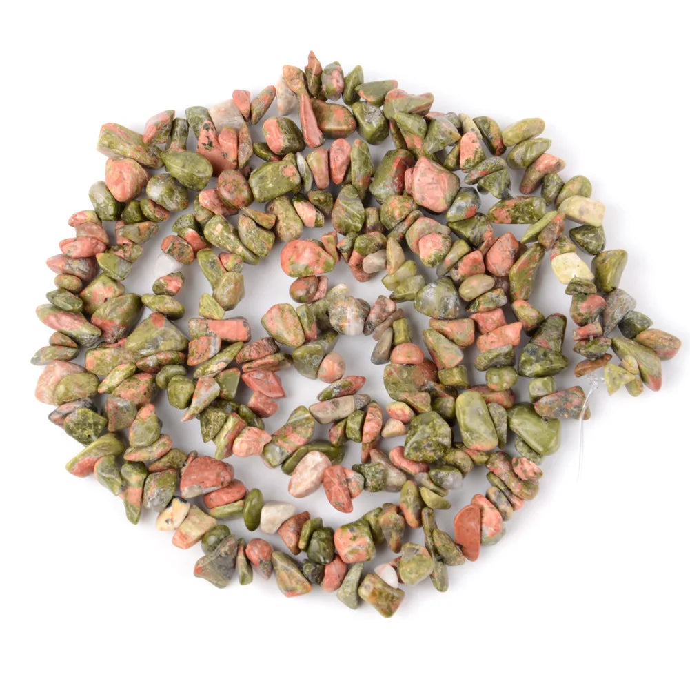 Natural Stone Chip Beads Irregular Gemstone Beads 15 Inch Strand