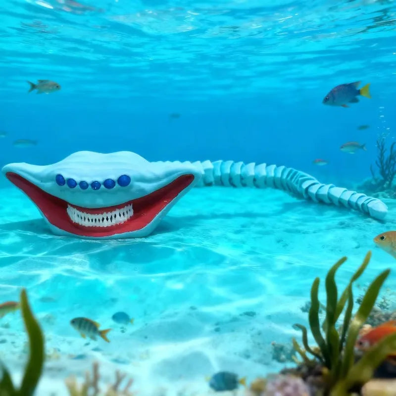Deep Sea Monster Figure 3D Printed Movable Action Toy