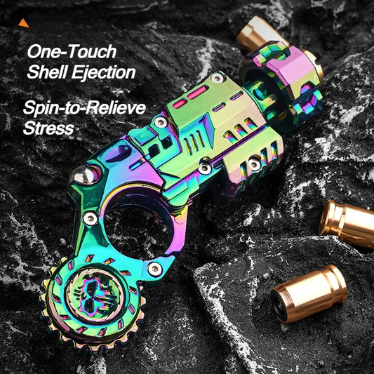 Alloy Shell-Ejecting Fidget Toy – Metal Desk Gadget