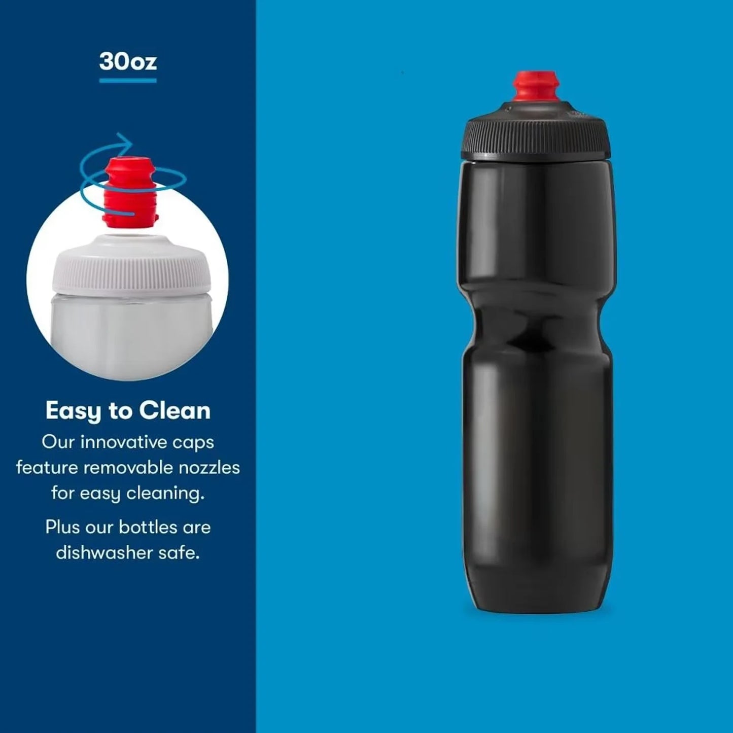 Cycling Water Bottle 550ml 750ml Lightweight Sports Drink Bottle