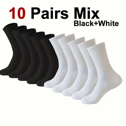 Crew Sports Socks Breathable Sweat Absorbing Athletic Socks