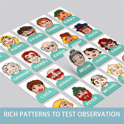 Guess Who Board Game – Two Player Puzzle Game