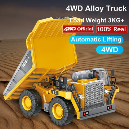 4WD RC Excavator Dump Truck Bulldozer 1:20 Remote Control Toy