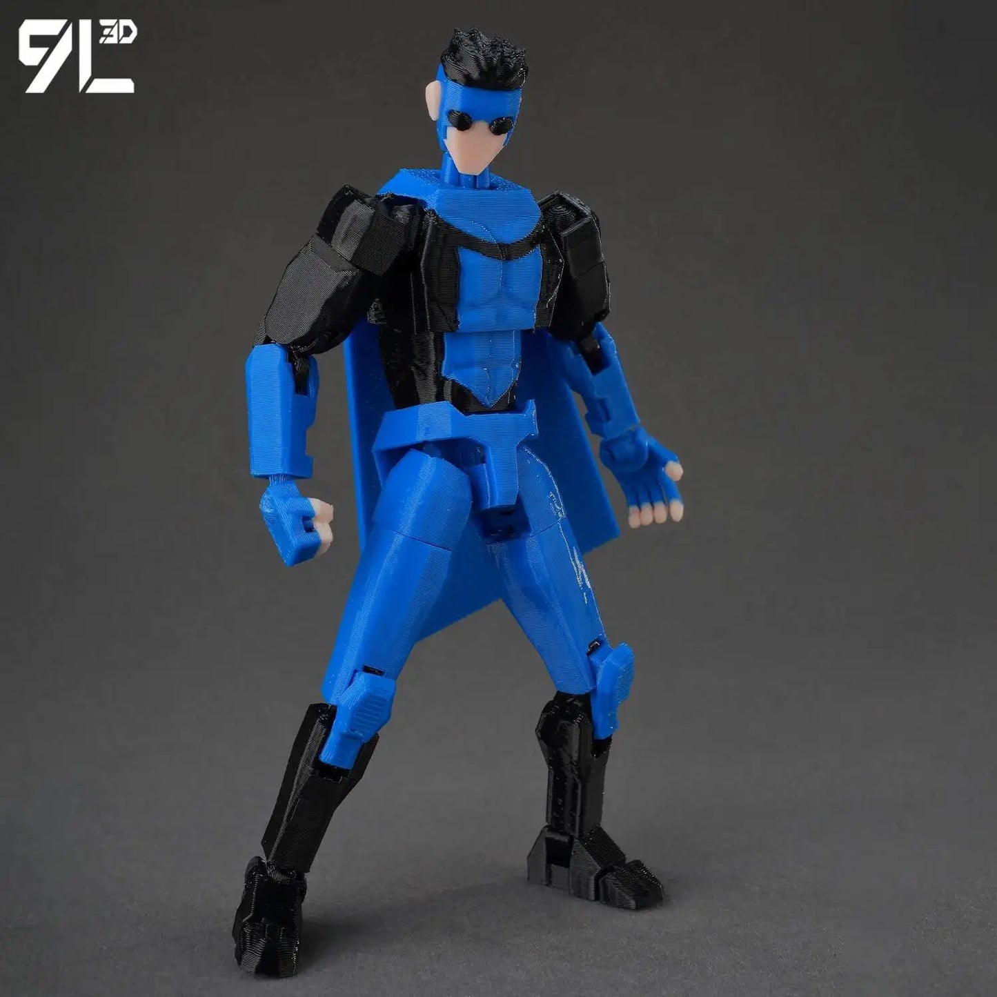 Invincible Boy Action Figure 14cm 3D Printed Poseable Model