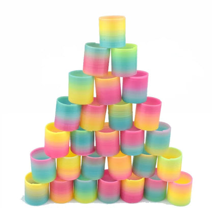 24PCS Rainbow Magic Springs Toy Party Favors Pinata Fillers