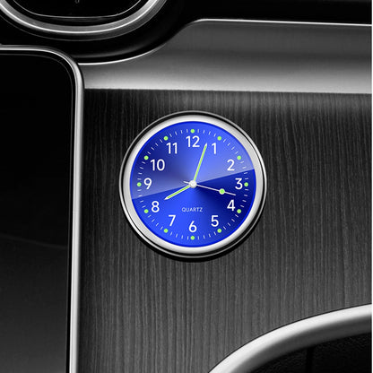 Mini Car Clock – Luminous Quartz Dashboard & Air Vent Clock