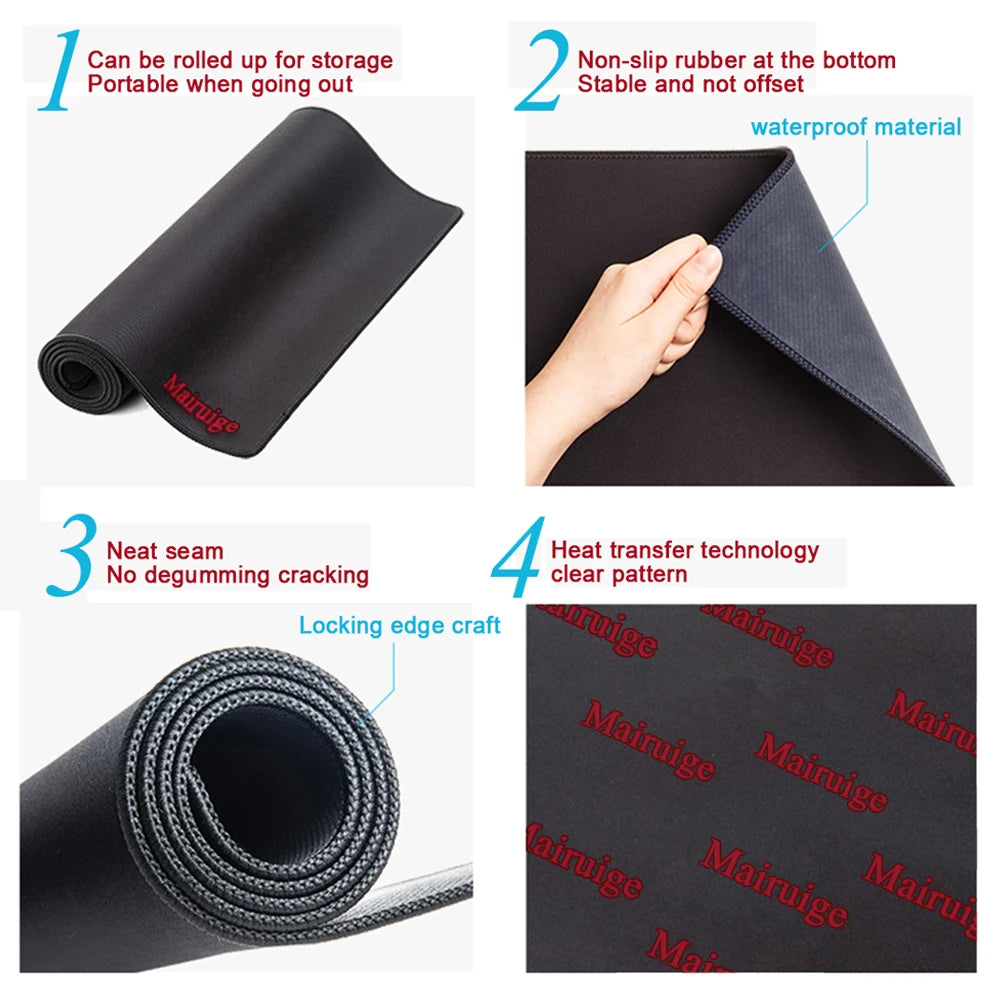 XXL Anime Mouse Pad 900x400mm – Large Gaming & Keyboard Desk Mat