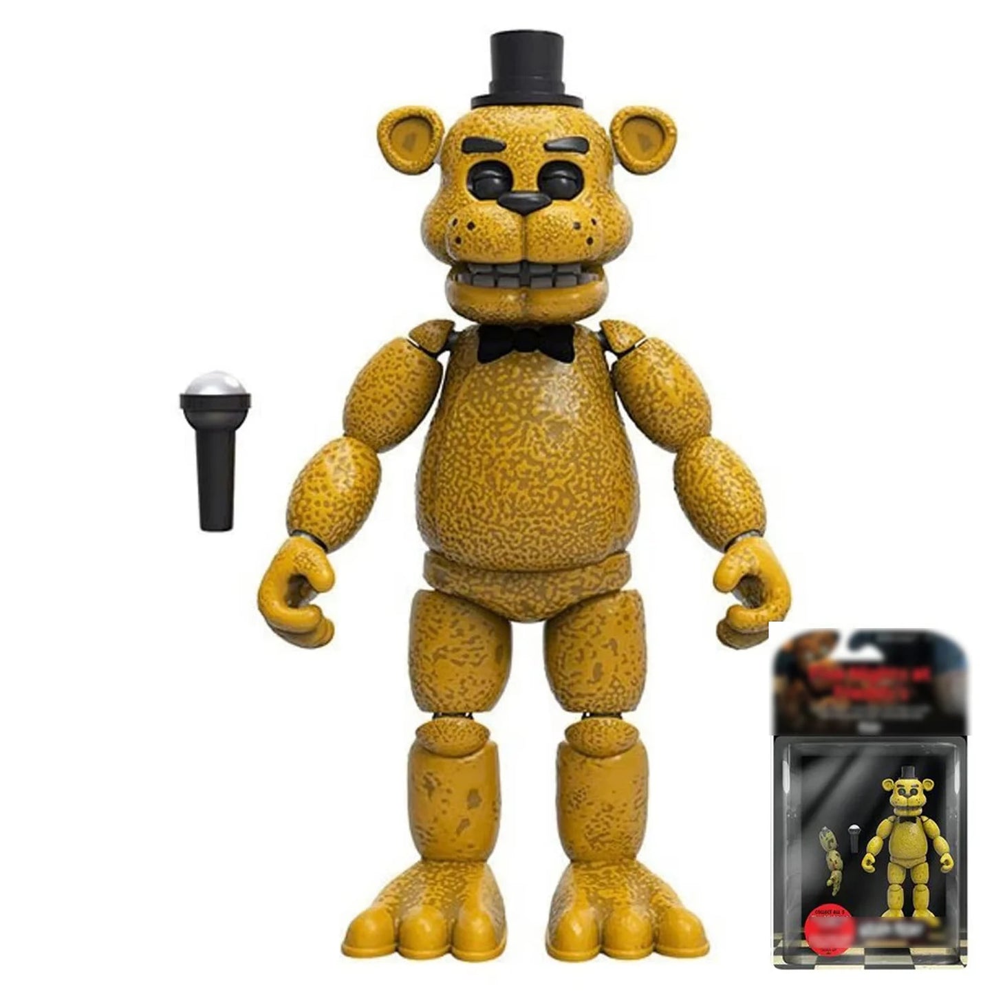 14cm Horror Bear Action Figure Movable PVC Collectible Toy