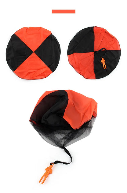 Toy Parachute with Mini Soldier Outdoor Throwing Game